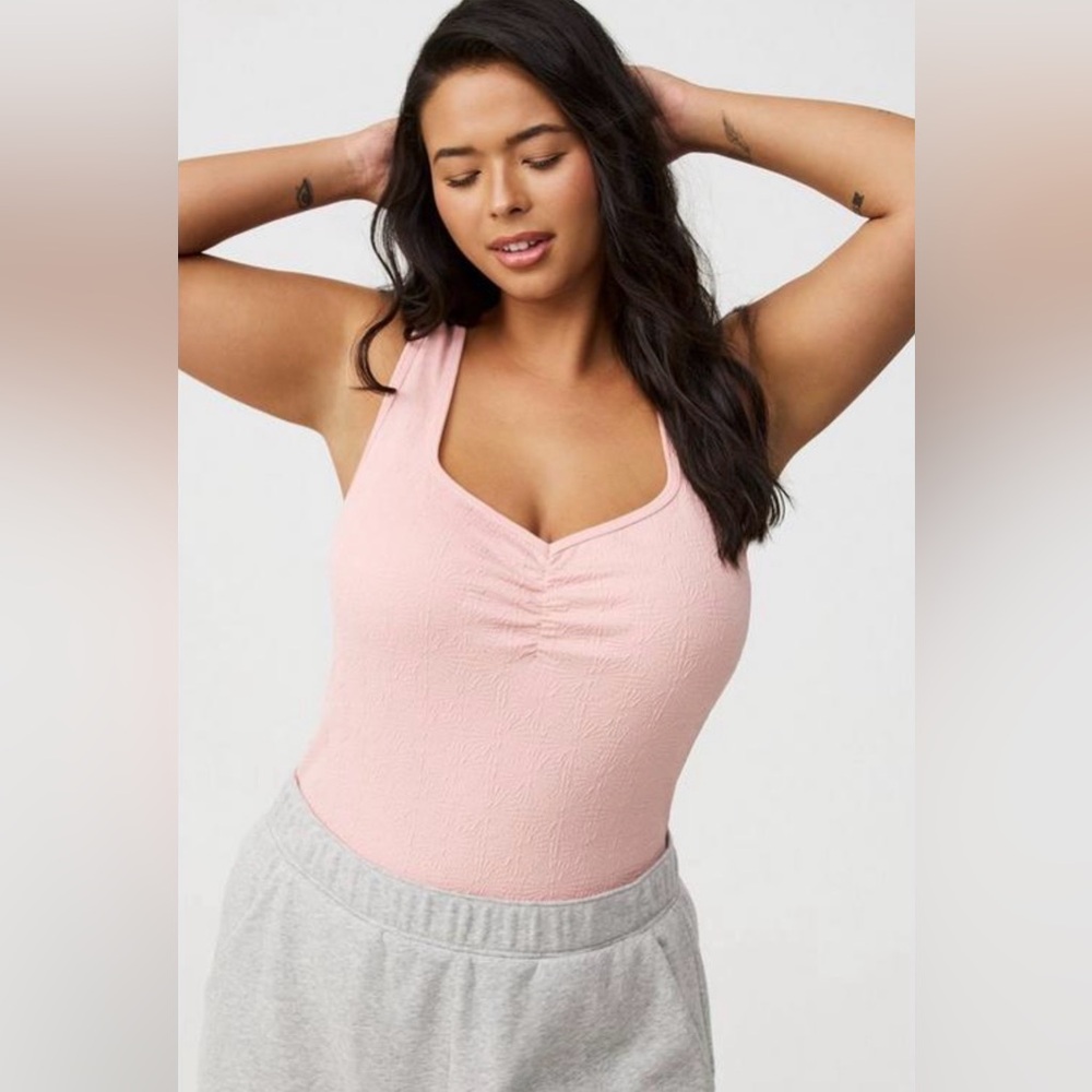 Torrid Jacquard Textured Sweetheart Tank